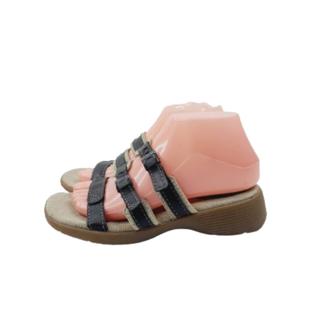 Dr. Martens Women's Black‎ 11677 Leather Sliders Slip On Sandals Size US 7